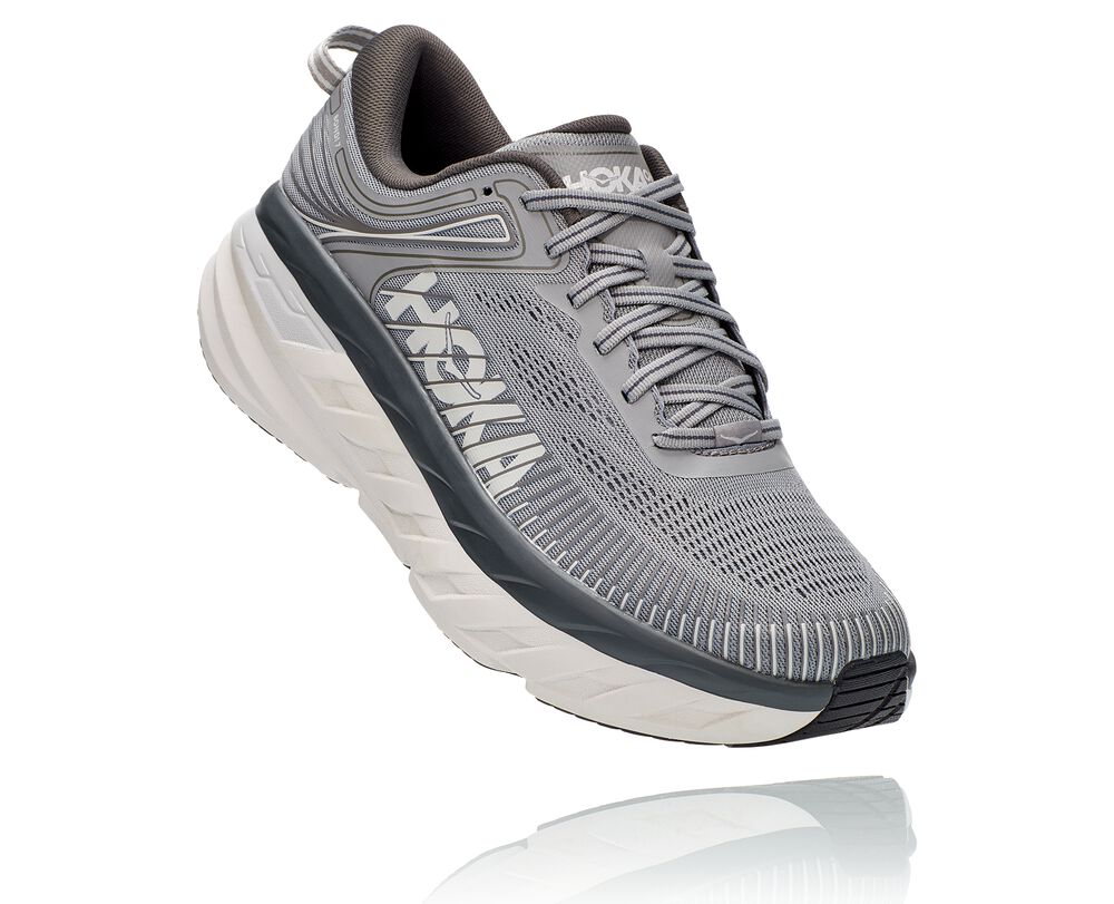 Hoka One One Bondi 7 Wides Herr MörkGrå - SE-4307165